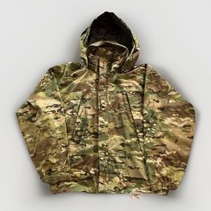 US Army ECWCS Gen III Level 6 OCP Multicam Gore-Tex Wet Weather Jacket Large Reg